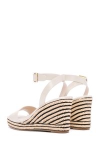 صندل زنانه کرم بندی لژدار اسپادریل دری مد