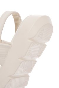 صندل زنانه کرم کفی ضخیم دری مد