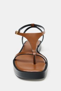 صندل لژدار زنانه بندی زارا – ZARA