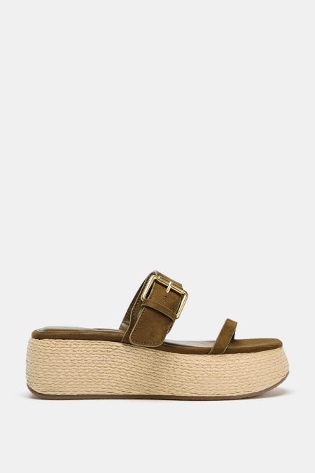 صندل لژدار زنانه بندی زارا – ZARA