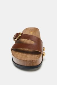 صندل لژدار چرمی زنانه بندی زارا – ZARA