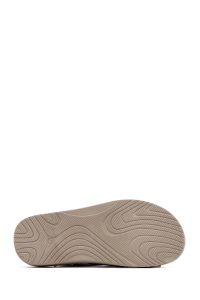 صندل مردانه چرمی بندی سبز زیتونی دری مد