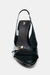 صندل پاشنه بلند زنانه براق زارا – ZARA