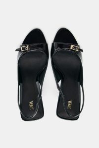 صندل پاشنه بلند زنانه براق زارا – ZARA