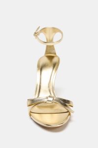 صندل پاشنه بلند زنانه براق پاپیونی زارا – ZARA