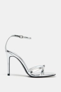 صندل پاشنه بلند زنانه متالیک زارا – ZARA