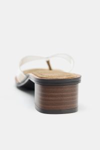 صندل پاشنه‌بلوک زنانه وینیل زارا – ZARA