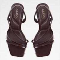 صندل پاشنه‌دار زنانه زرشکی آلدو ATLANTICUS – ALDO