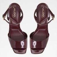 صندل پاشنه‌دار زنانه زرشکی آلدو CHICGLEAM – ALDO