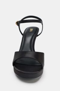 صندل پاشنه‌دار زنانه ساتن‌نما زارا – ZARA