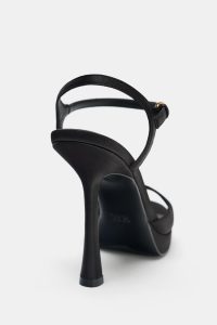 صندل پاشنه‌دار زنانه ساتن‌نما زارا – ZARA