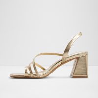 صندل پاشنه‌دار زنانه طلایی آلدو ATLANTICUS – ALDO