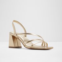 صندل پاشنه‌دار زنانه طلایی آلدو ATLANTICUS – ALDO