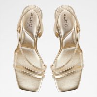 صندل پاشنه‌دار زنانه طلایی آلدو ATLANTICUS – ALDO