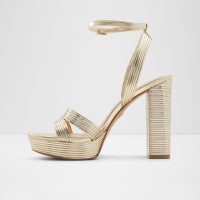 صندل پاشنه‌دار زنانه طلایی آلدو MAELIS – ALDO
