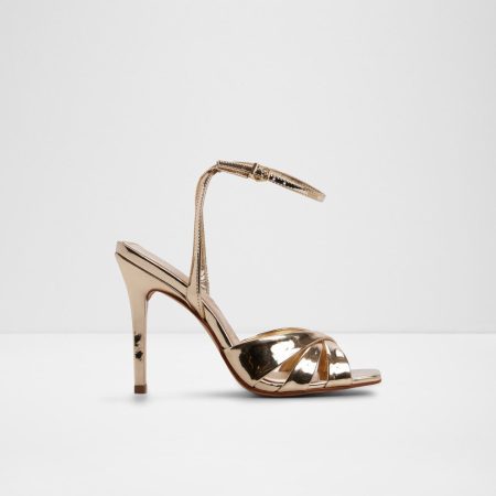 صندل پاشنه‌دار زنانه طلایی آلدو METEORA – ALDO