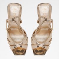 صندل پاشنه‌دار زنانه طلایی آلدو METEORA – ALDO