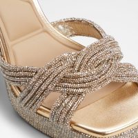 صندل پاشنه‌دار زنانه طلایی آلدو SHIMMA – ALDO