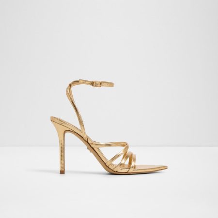 صندل پاشنه‌دار زنانه طلایی آلدو SOLANIA – ALDO