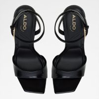 صندل پاشنه‌دار زنانه مشکی آلدو ILLUSTRIOUS – ALDO