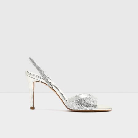 صندل پاشنه‌دار زنانه نقره‌ای آلدو AITANA-TR – ALDO