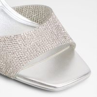 صندل پاشنه‌دار زنانه نقره‌ای آلدو ANDYANA – ALDO