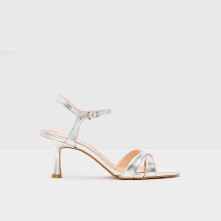 صندل پاشنه‌دار زنانه نقره‌ای آلدو HENRIETTA-TR – ALDO