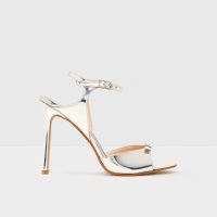 صندل پاشنه‌دار زنانه نقره‌ای آلدو LENI-TR – ALDO