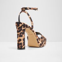 صندل پاشنه‌دار زنانه چندرنگ طرح پلنگی آلدو CHICGLEAM – ALDO