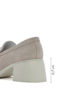 لوفر زنانه بژ بند دار پاشنه بلند جیر دری مد