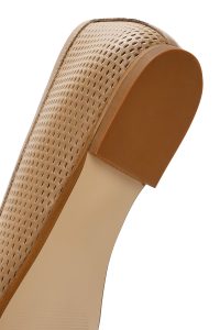 لوفر زنانه بژ چرم دری مد