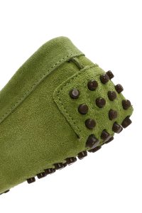 لوفر زنانه سبز جیر چرم دری مد