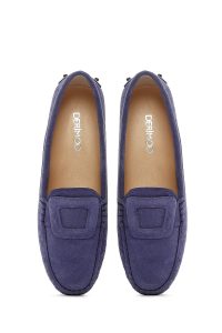 لوفر زنانه لاجوردی بند دار جیر دری مد