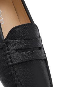 لوفر زنانه مشکی چرم دری مد