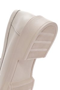 لوفر زنانه کرم پاپیونی چرم کژوال دری مد