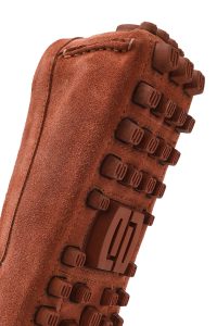 لوفر مردانه جیر قهوه‌ای دری مد