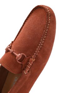 لوفر مردانه جیر قهوه‌ای دری مد