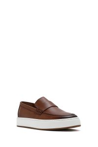 لوفر مردانه چرم عسلی دری مد