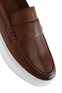 لوفر مردانه چرم عسلی دری مد