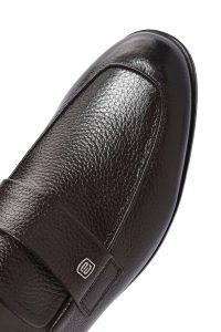 لوفر مردانه چرم قهوه‌ای روزمره دری مد