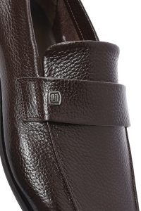 لوفر مردانه چرم قهوه‌ای روزمره دری مد