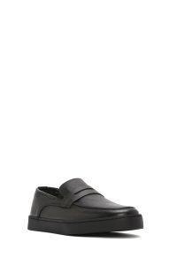 لوفر مردانه چرم مشکی روزمره دری مد