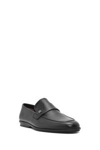 لوفر مردانه چرم مشکی روزمره دری مد