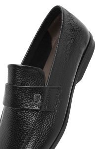 لوفر مردانه چرم مشکی روزمره دری مد