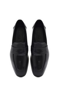 لوفر مردانه چرم مشکی روزمره دری مد