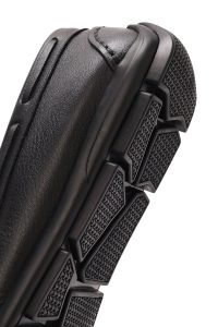 لوفر مردانه چرم مشکی پاپیونی دری مد