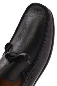 لوفر مردانه چرم مشکی پاپیونی دری مد