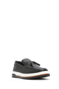 لوفر مردانه چرم مشکی پاپیونی روزمره دری مد