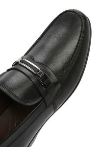 لوفر مردانه چرم مشکی کلاسیک دری مد