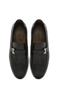 لوفر مردانه چرم مشکی کلاسیک دری مد